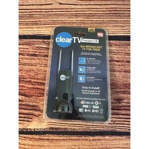 Clear TV Premium HDTV Antenna Digital Indoor Antenna Free 4K HD TV Channels NEW